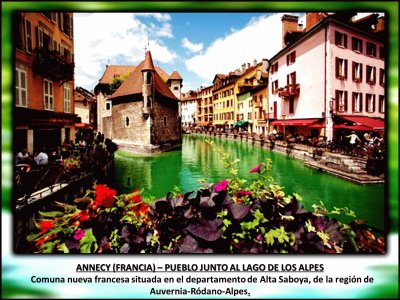 ANNECY (FRANCIA) â€“ PUEBLO JUNTO AL LAGO DE LOS ALPES