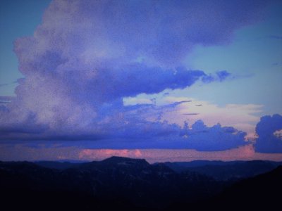 CrepÃºsculo en la Sierra Tarahumara, MÃ©xico.