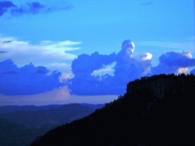 CrepÃºsculo en las Barrancas del Cobre, MÃ©xico.