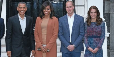 Barack, Michelle, William y Kate