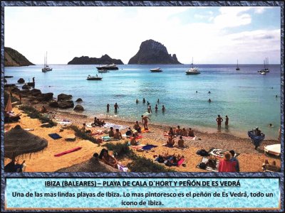 IBIZA (BALEARES) â€“ PLAYA DE CALA DÂ´HORT Y PEÃ‘Ã“N DE ES VEDRÃ