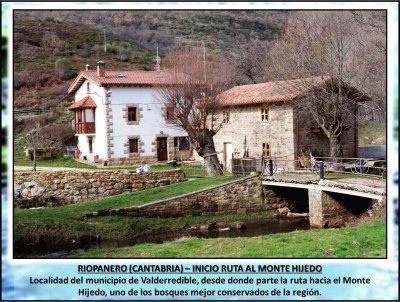 RIOPANERO (CANTABRIA) â€“ INICIO RUTA AL MONTE HIJEDO