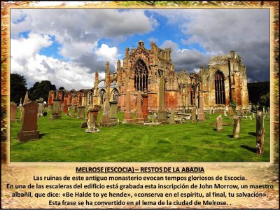 MELROSE (ESCOCIA) â€“ RESTOS DE LA ABADIA