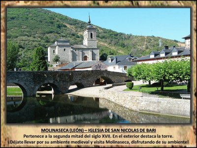 MOLINASECA (LEÃ“N) â€“ IGLESIA DE SAN NICOLAS DE BARI