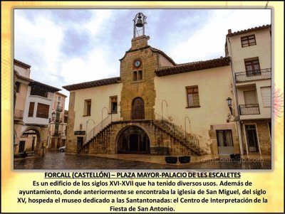 FORCALL (CASTELLÃ“N) â€“ PLAZA MAYOR-PALACIO DE LES ESCALETES