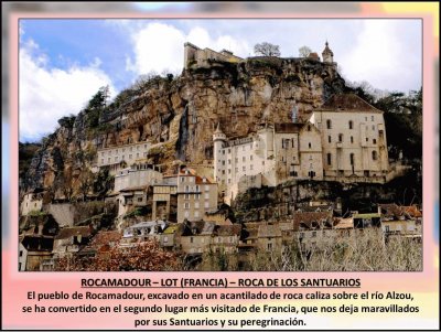 ROCAMADOUR â€“ LOT (FRANCIA) â€“ ROCA DE LOS SANTUARIOS