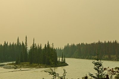 the Athabasca River Canada