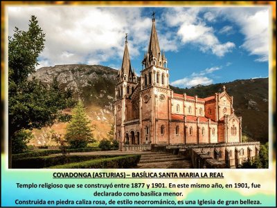 COVADONGA (ASTURIAS) â€“ BASÃLICA SANTA MARÃ­A LA REAL