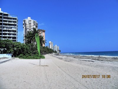 Playa en San Juan, Puerto Rico.