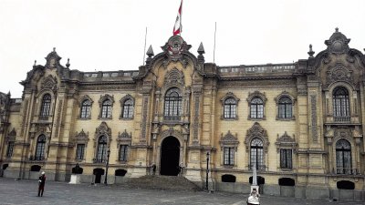 Palacio presidencial en Lima, PerÃº.