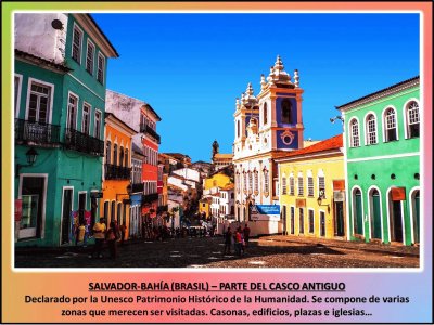 SALVADOR-BAHÃA (BRASIL) â€“ PARTE DEL CASCO ANTIGUO