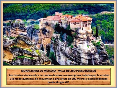 MONASTERIOS DE METEORA - VALLE DEL RIO PENEO (GRECIA)