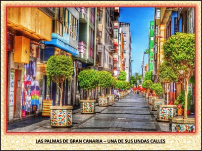 LAS PALMAS DE GRAN CANARIA â€“ UNA DE SUS LINDAS CALLES