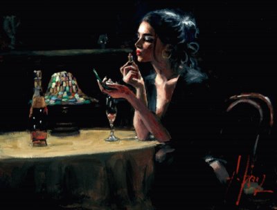 Eugenia, by Fabian Perez