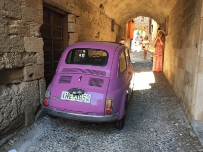 FIAT 500 viola