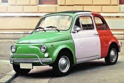 FIAT 500 tricolore