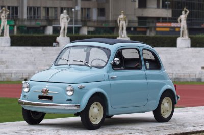 FIAT 500 blu