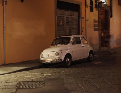 FIAT 500 di notte