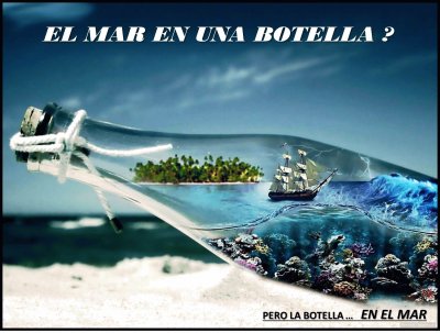 EL MAR EN UNA BOTELLA?