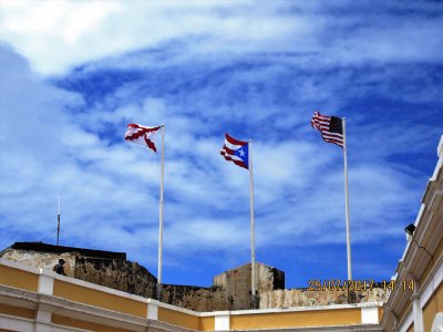 Banderas en San Juan, Puerto Rico. jigsaw puzzle