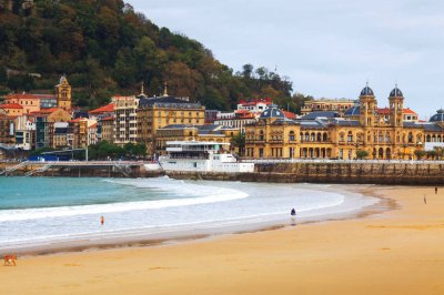 Playa de la concha-San Sebastian(Euskadi)