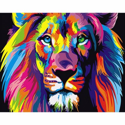 Lion color block