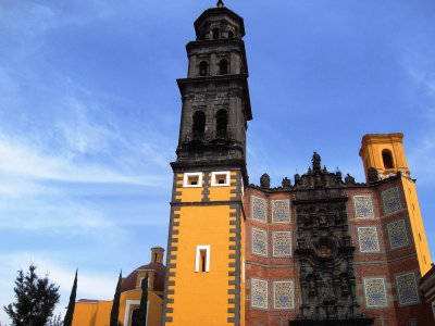 Templo de SebastiÃ¡n de Aparicio en Puebla, MÃ©xico.