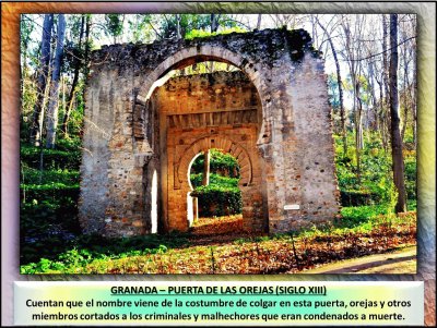 GRANADA â€“ PUERTA DE LAS OREJAS (SIGLO XIII)