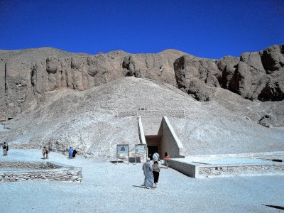 Tumba de faraÃ³n en el Valle de los Reyes, Egipto.