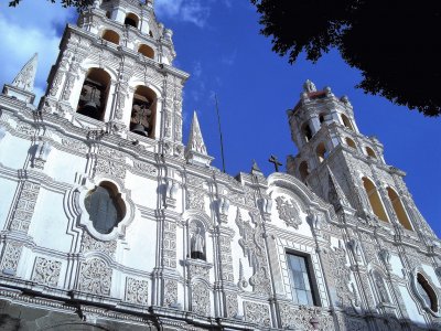 Templo en la Ciudad de Puebla, MÃ©xico.