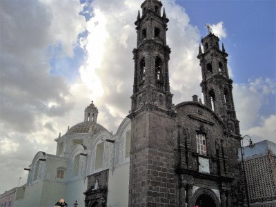 Templo en la Ciudad de Puebla, MÃ©xico.