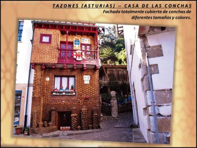 TAZONES (ASTURIAS) - LA CASA DE LAS CONCHAS