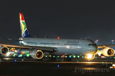 South Africa Airways Airbus A340-600 Sudafrica