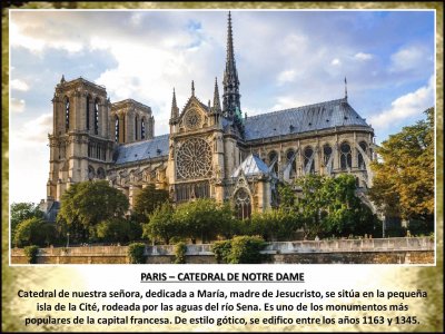 PARÃS â€“ CATEDRAL DE NOTRE DAME