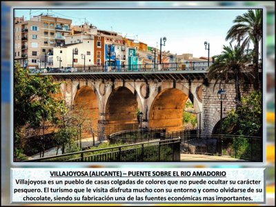 VILLAJOYOSA (ALICANTE) â€“ PUENTE SOBRE EL RIO AMADORIO