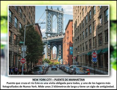 NEW YORK CITY â€“ PUENTE DE MANHATTAN