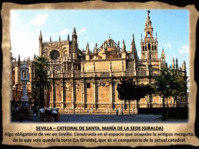 SEVILLA â€“ CATEDRAL DE SANTA. MARÃA DE LA SEDE (GIRALDA)