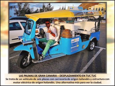 LAS PALMAS DE GRAN CANARIA â€“ DESPLAZAMIENTO EN TUC TUC