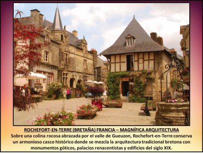 ROCHEFORT-EN-TERRE (BRETAÃ‘A) FRANCIA â€“ MAGNÃFICA ARQUITECTURA