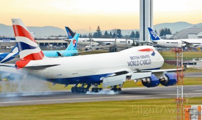 British Airway 747 8 Reino Unido