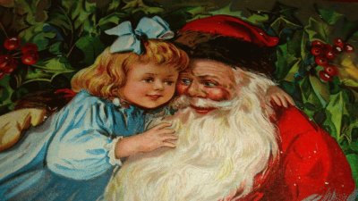 Santa and Child