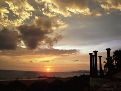 Ocaso en Puerto Vallarta, Jalisco.