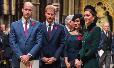 William, Harry, Meghan y Kate