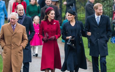 William, Kate, Meghan y Harry