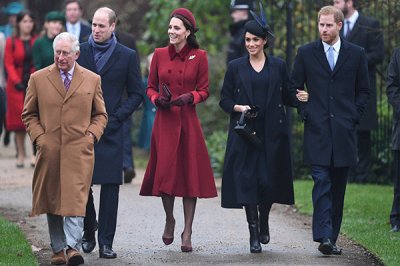 William, Kate, Meghan y Harry