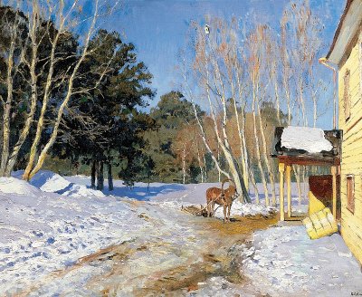 Levitan paysage d 'hiver