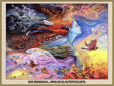 QUE MARAVILLAâ€¦ PARA MI ES AUTENTICO ARTE.