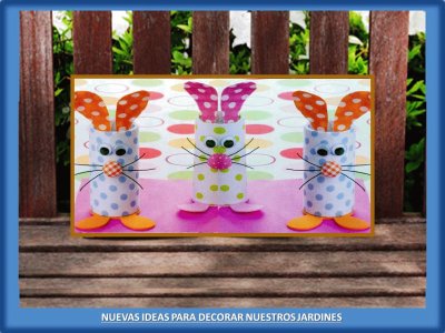 NUEVAS IDEAS PARA DECORAR NUESTROS JARDINES