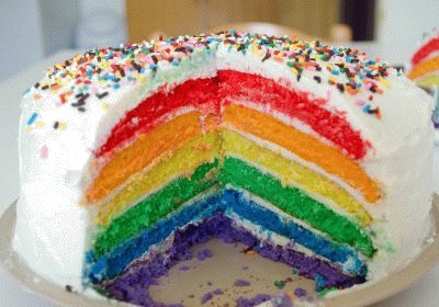 rainbow cake