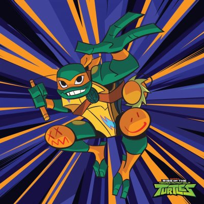 Rise of the TMNT Mikey